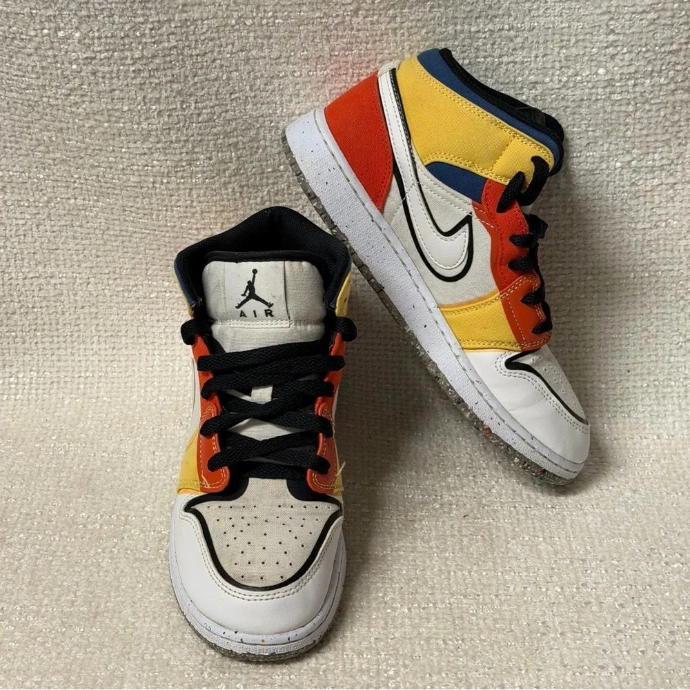 NIKE AIR JORDAN 1 MID-TOP SE (GS) BIG KID'S SHOE YOUTH'S SIZE: 6Y